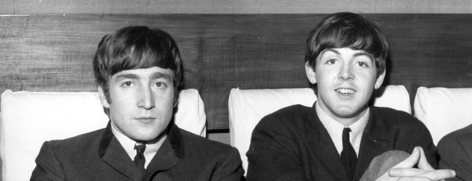 John Lennon and Paul McCartney of The Beatles are pictured on Nov. 1, 1963. Photo: Fox Photos/Getty Images